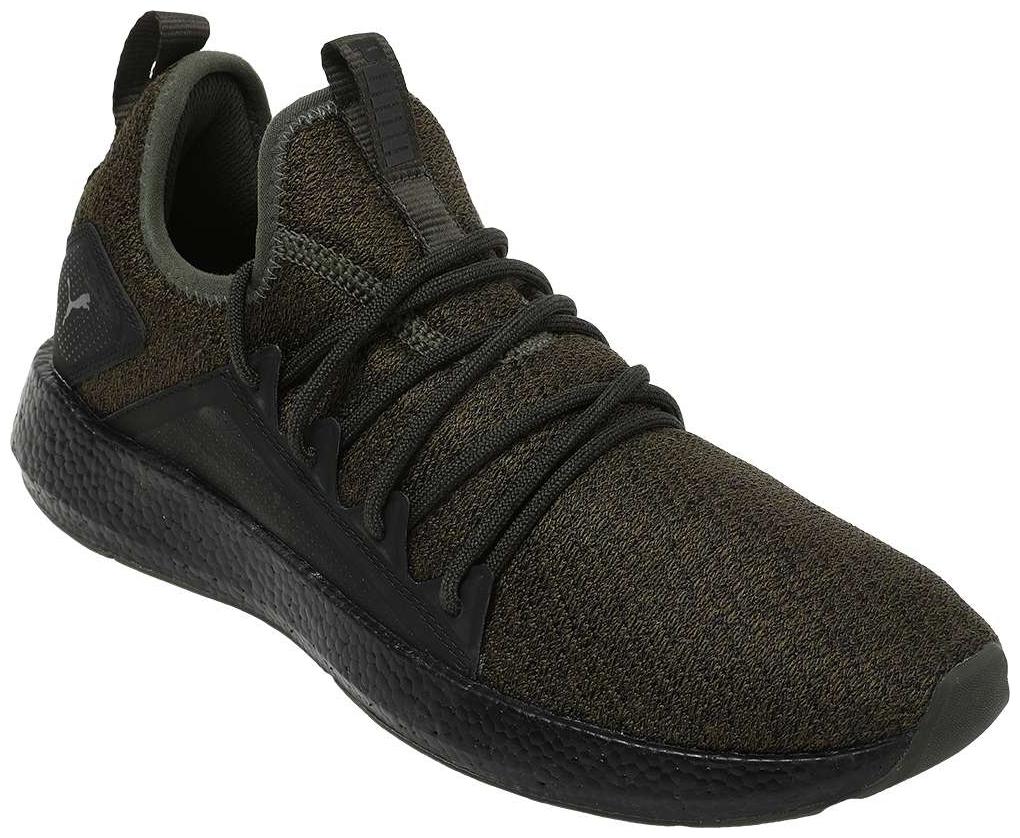 

Puma Men s NRGY Neko Knit Olive Walking Shoes