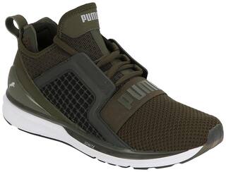 Puma IGNITE Limitless Weave Classic Sneakers Shoes For Men (Green)
