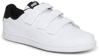 Puma Smash Velcro IDP Classic Sneakers Shoes For Men (White)