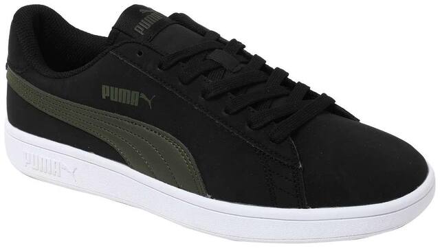 Puma Smash v2 Buck Classic Sneakers Shoes For Men (Black)
