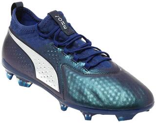 Puma ONE 2 Lth FG Football Shoes For Men (Blue )