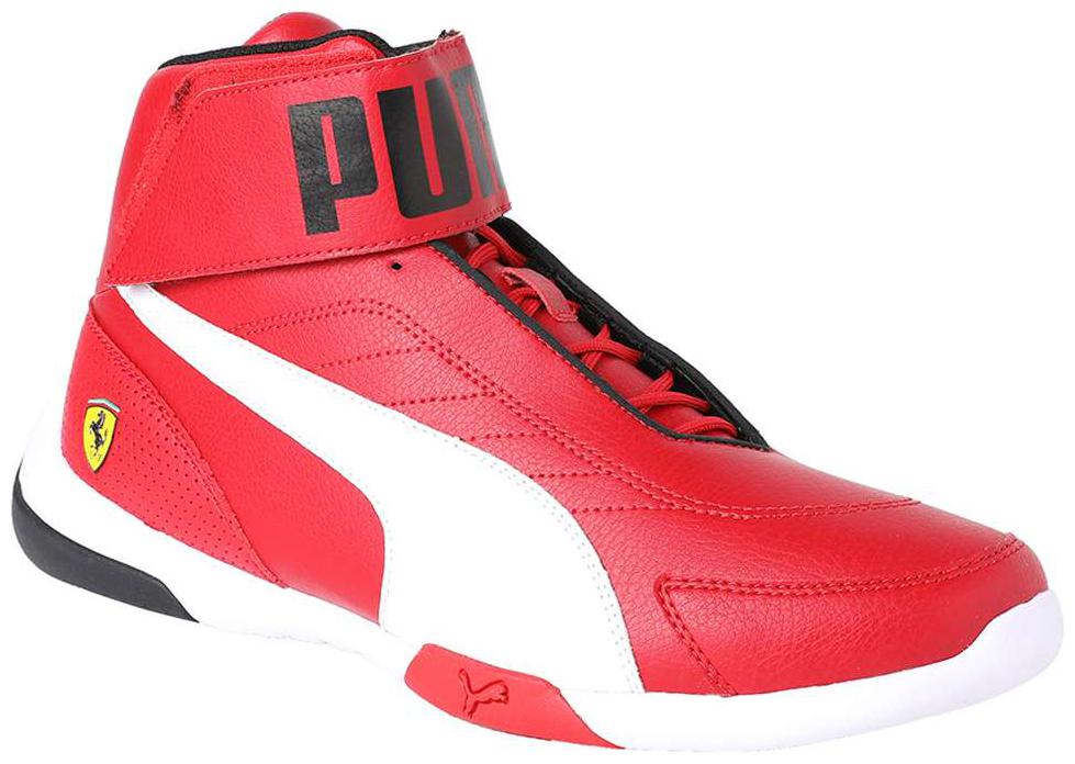 

Puma Scuderia Ferrari Kart Cat Mid III Men Red Classic Sneakers - 306220
