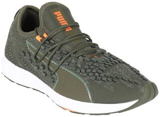 Puma SPEED 300 RACER Running Shoes For Men (Green )