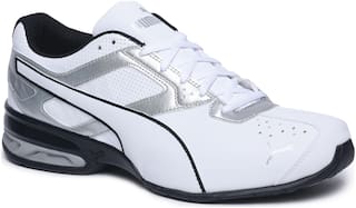 Puma Tazon 6 FM Running Shoes For Men (White )