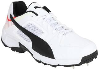 Puma Team Full spike II Cricket Shoes For Men (White )