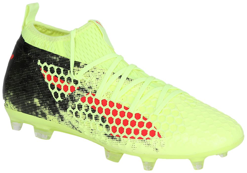 

Puma Men FUTURE 18 2 NETFIT FG AG Football Shoes ( Yellow )