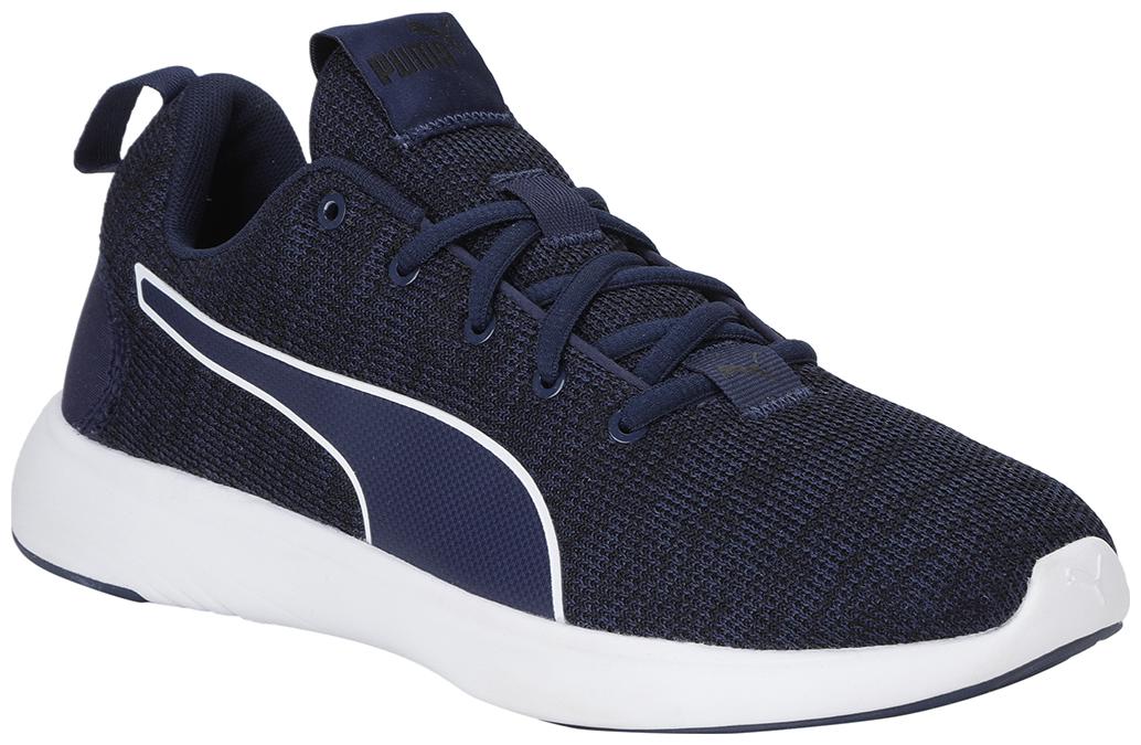 

PUMA Men Textile Fabric Textured Running Shoes Blue