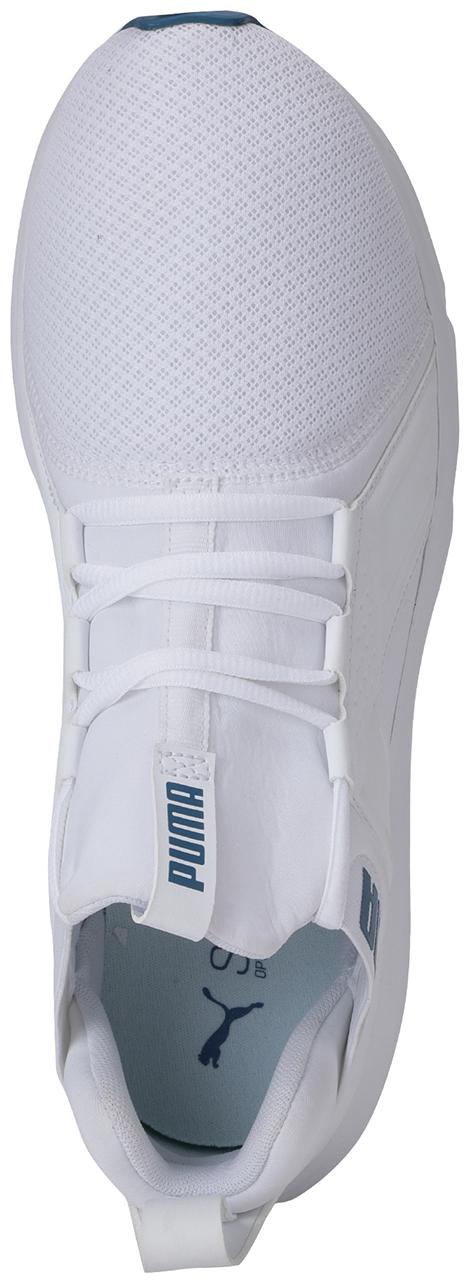 

PUMA Men Textile Fabric Textured Running Shoes White