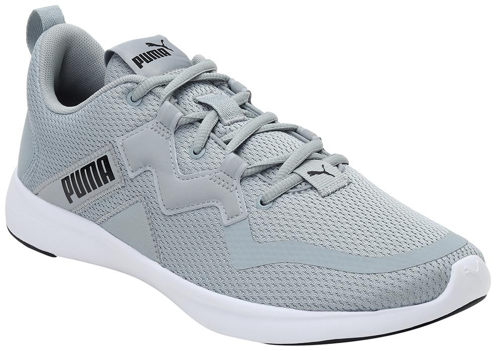

PUMA Men Textile Fabric Textured Running Shoes Grey