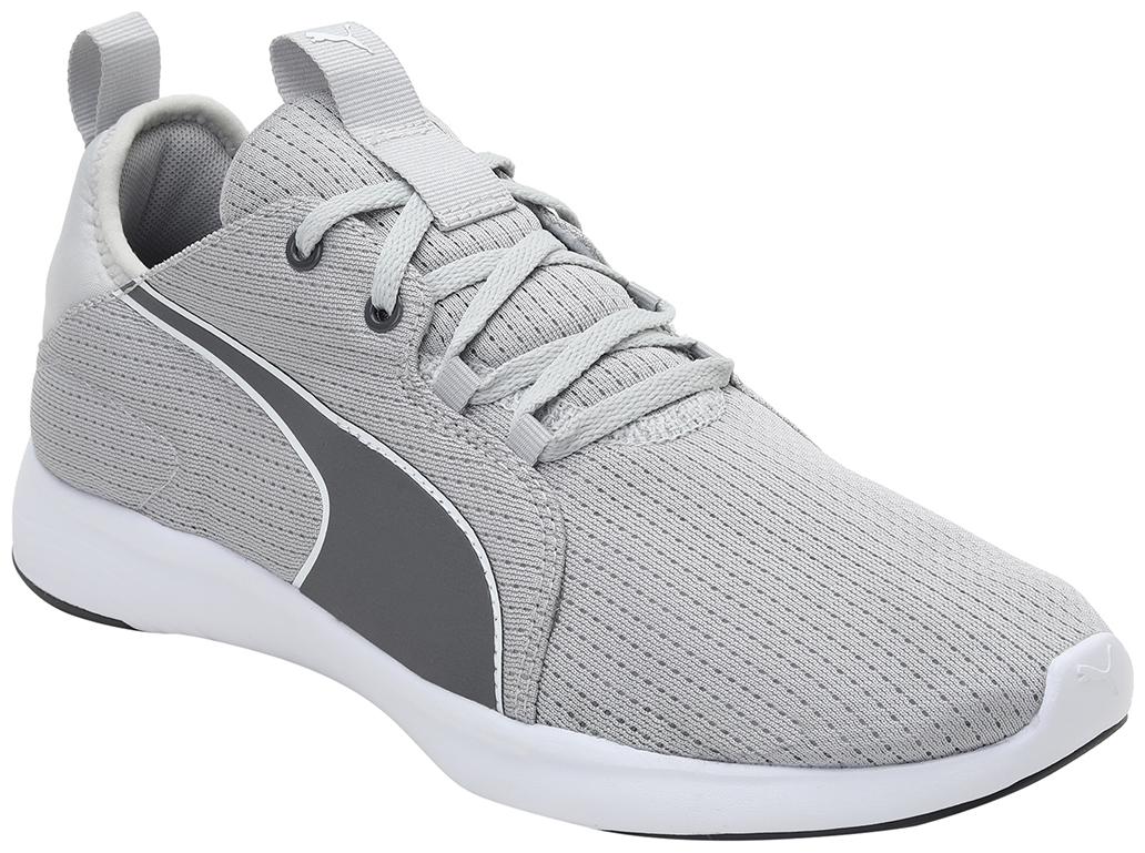 

PUMA Men Textile Fabric Textured Running Shoes Grey