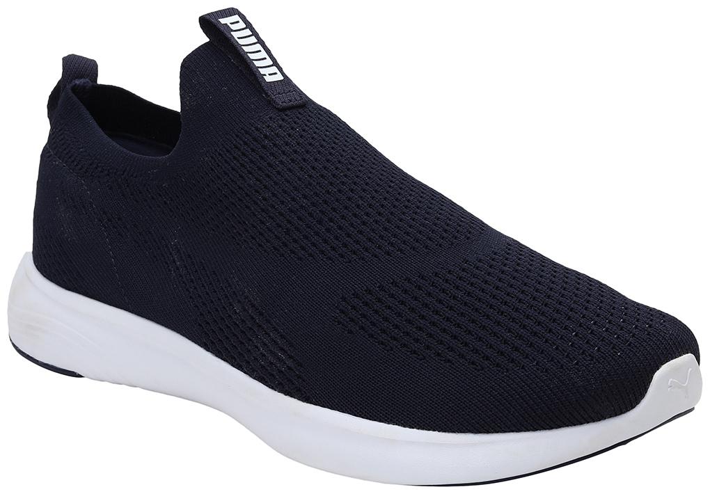 

PUMA Men Textile Fabric Textured Running Shoes Blue