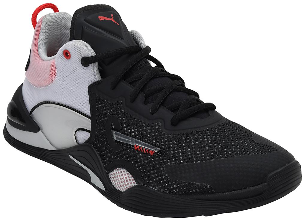 

PUMA Men Textile Fabric Textured Training Gym Shoes Black