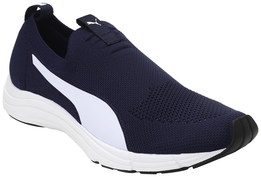 

PUMA Men Textile Fabric Textured Running Shoes Grey