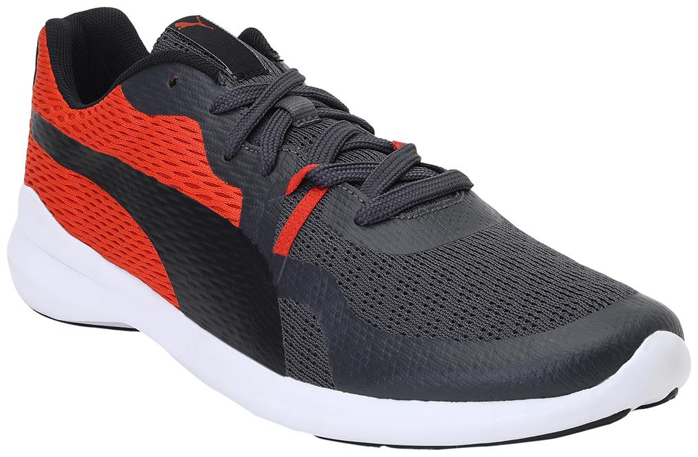 

PUMA Men Textile Fabric Textured Running Shoes Grey