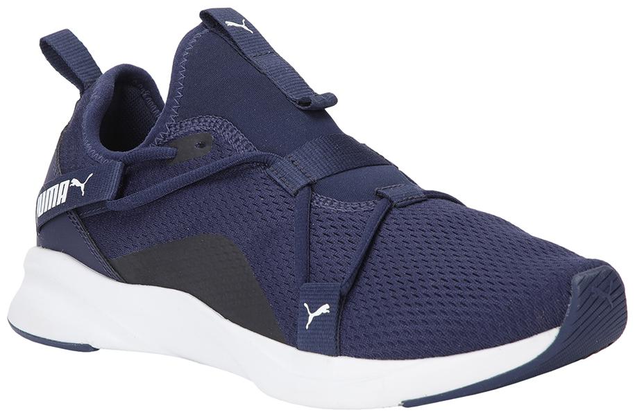 

PUMA Men Textile Fabric Textured Running Shoes Blue