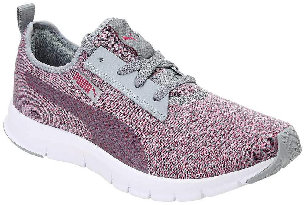 

PUMA Men Textile Fabric Textured Running Shoes Grey