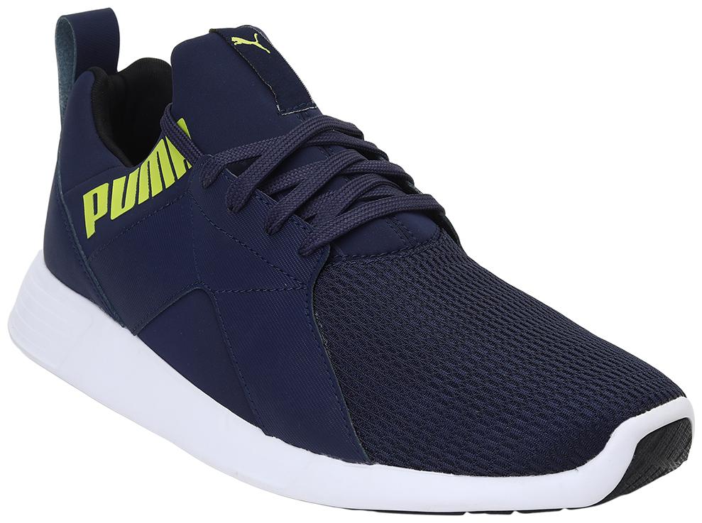 

PUMA Men Textile Fabric Textured Running Shoes Blue