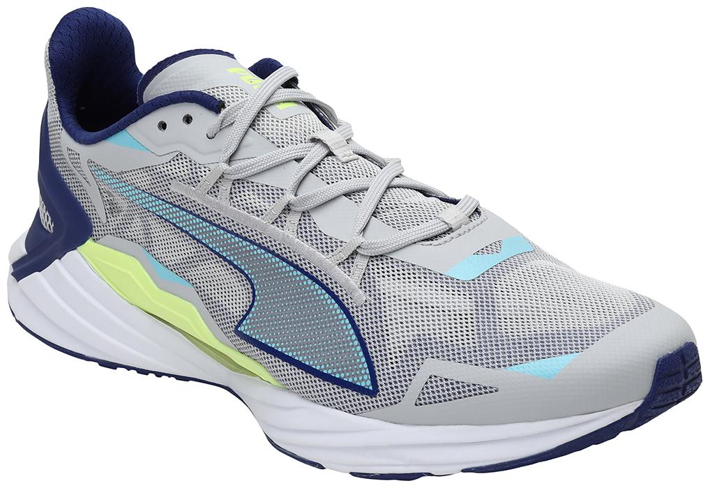 

PUMA Men Textile Fabric Textured Running Shoes Grey