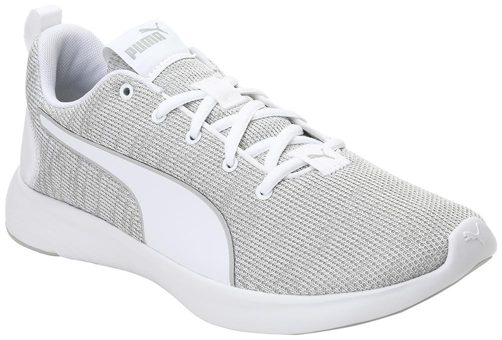 

PUMA Men Textile Fabric Textured Running Shoes White
