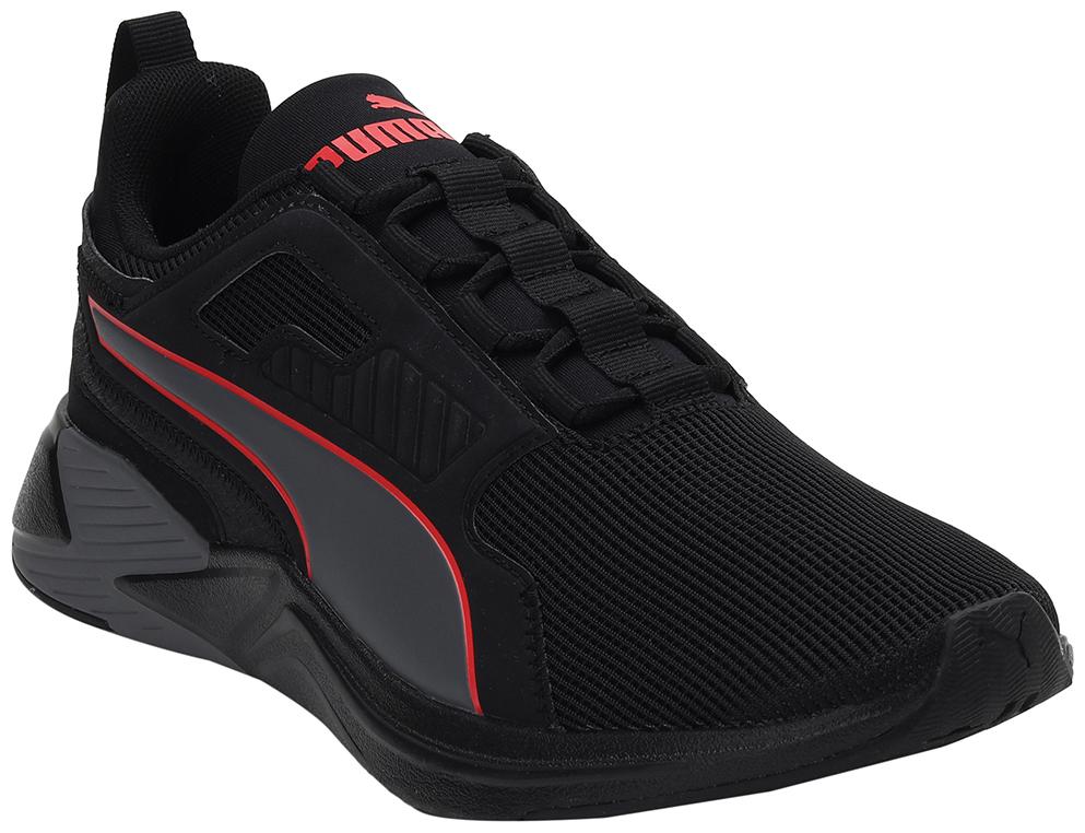 

PUMA Men Textile Fabric Textured Training Gym Shoes Black