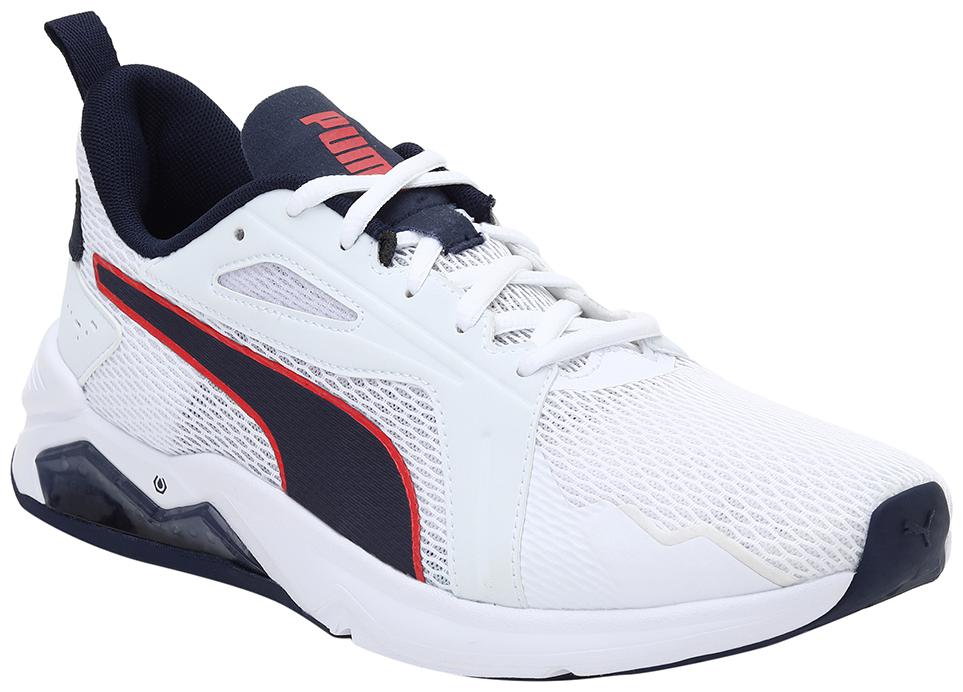 

PUMA Men Textile Fabric Textured Training Gym Shoes White