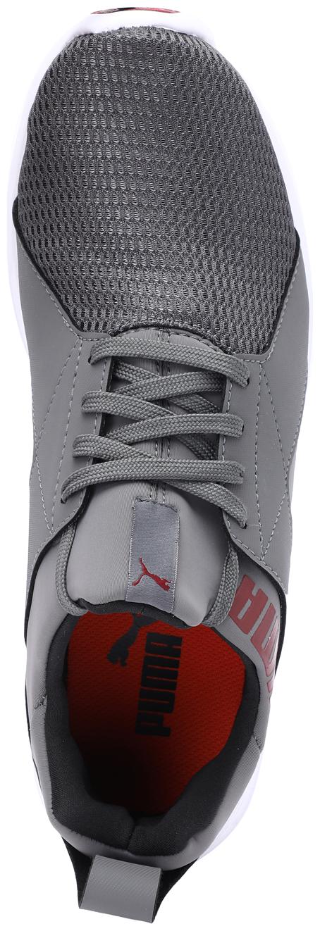 

PUMA Men Textile Fabric Textured Running Shoes Grey