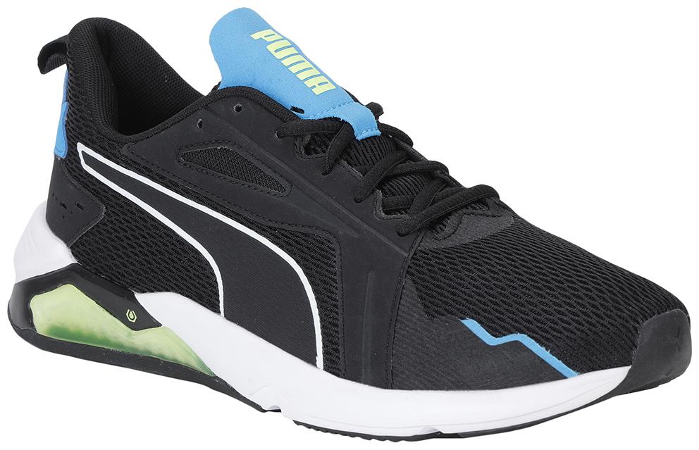 

PUMA Men Textile Fabric Textured Training Gym Shoes Black