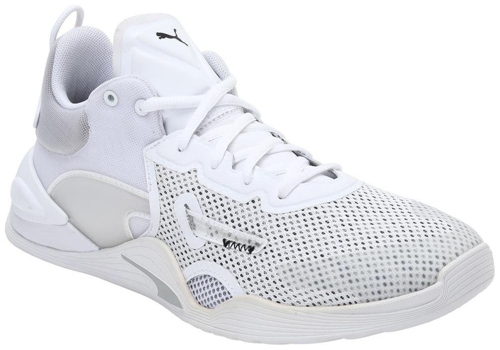 

PUMA Men Textile Fabric Textured Training Gym Shoes White