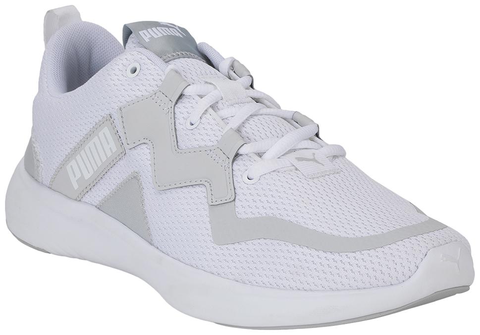 

PUMA Men Textile Fabric Textured Running Shoes White