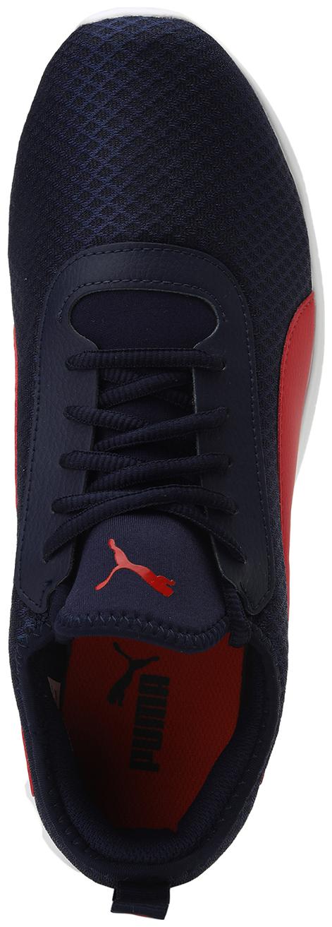 

PUMA Men Textile Fabric Textured Running Shoes Black
