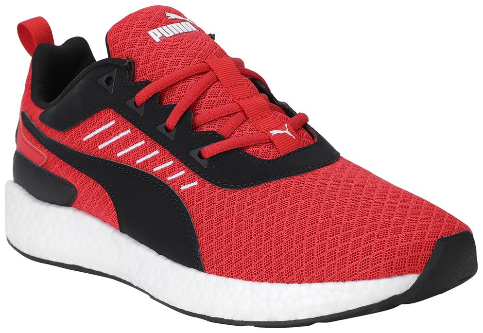 

PUMA Men Textile Fabric Textured Running Shoes Red