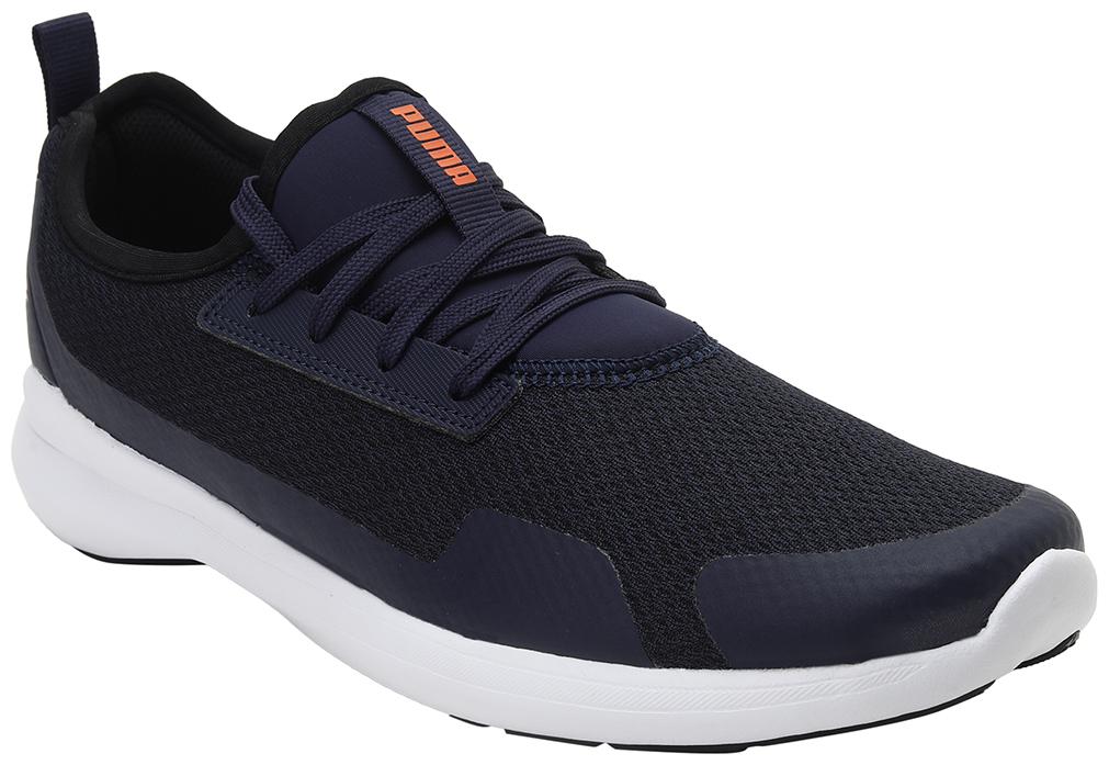 

PUMA Men Textile Fabric Textured Running Shoes Blue
