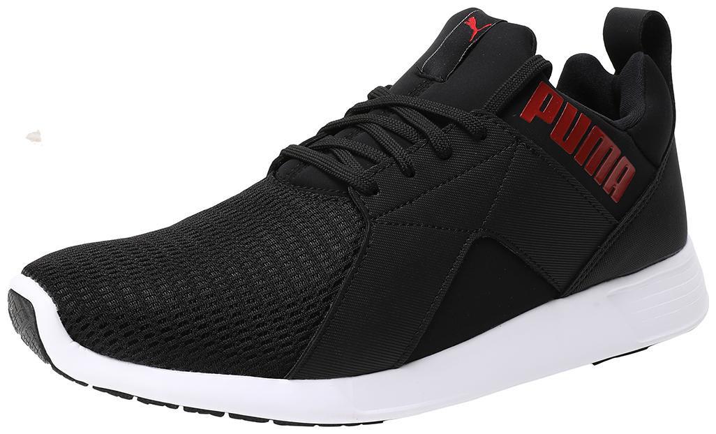 

PUMA Mesh Low Ankle Zod Runner NM IDP Puma Black-High Risk R Running Shoes For Men