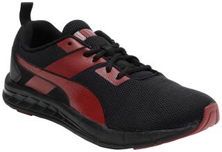 Puma Men Meteor Nu Idp Black High Risk Red Running Shoes Blue For Men Buy Puma Men S Sport Shoes At 45 Off Paytm Mall