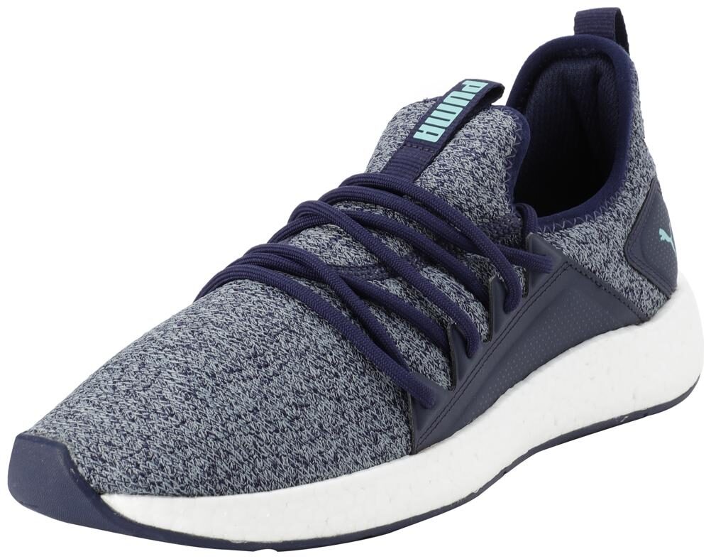 

PUMA NRGY Neko Knit Peacoat-Blue Turquoise Men Running Shoes