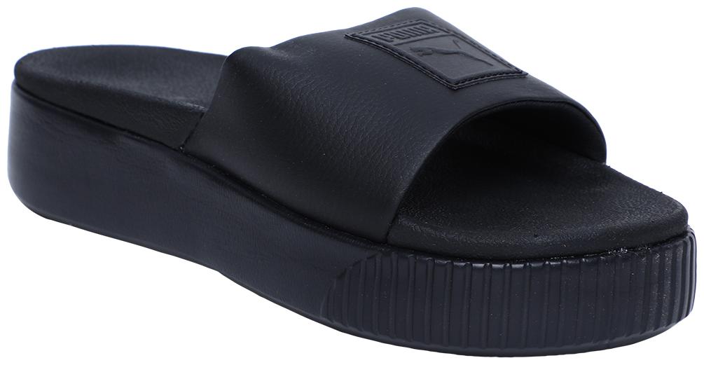 

Puma Women s Platform Slide Wns Black Flipflops