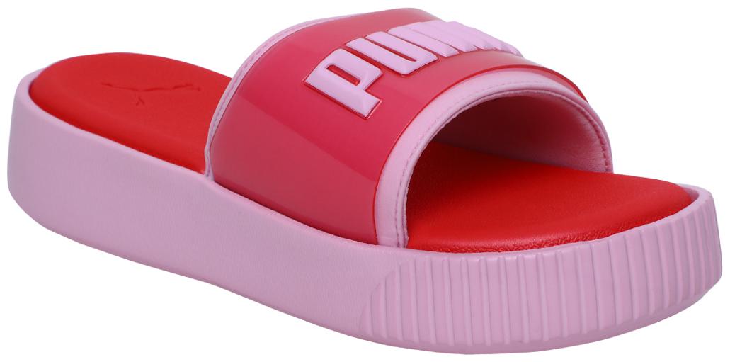

Puma Women s Platform Slide Fashion Wns Red Sliders