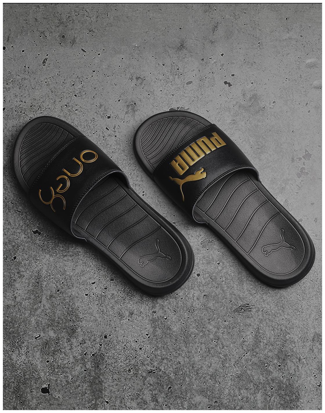 

Puma Unisex Black Sliders - 1 Pair