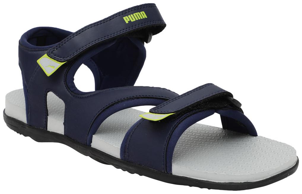 

PUMA PU Low Ankle Elego 3 IDP Peacoat-Limepunch-Quarry-Pum Sandals For Men