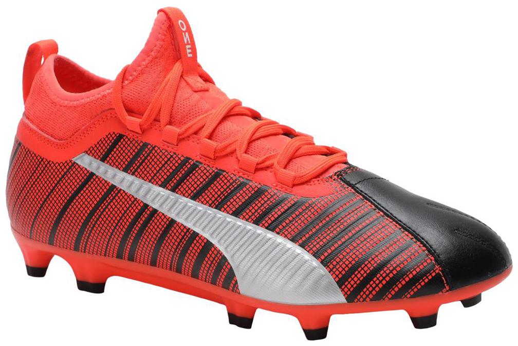 

PUMA PUMA ONE 5 3 FG AG Puma Black-Nrgy Red-P Men Football Shoes