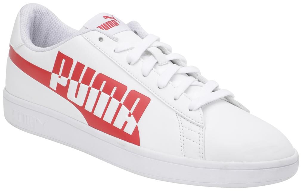 

Puma Smash v2 Max Unisex White Classic Sneakers - 371135