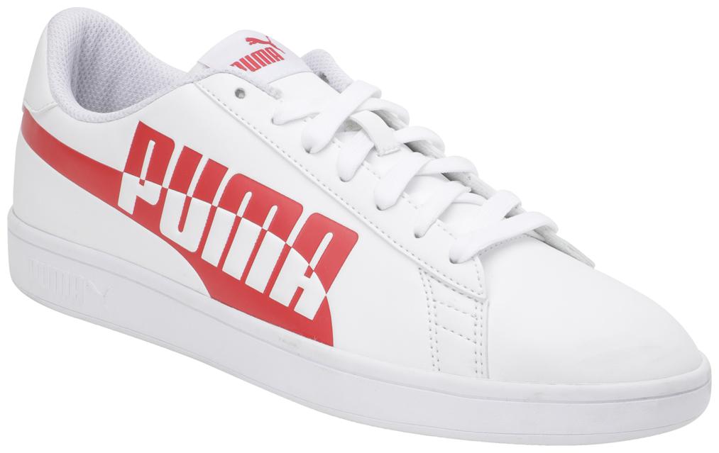 

Puma Smash v2 Max Unisex White Classic Sneakers - 371135