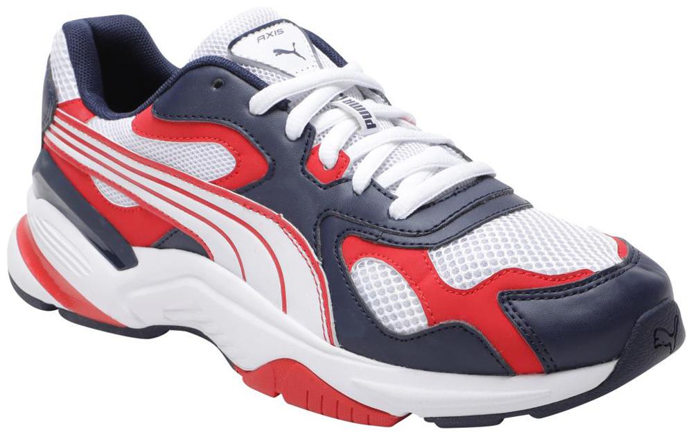 

Puma SUPR White-Peacoat-High Risk R Men Multi-Color Sneakers