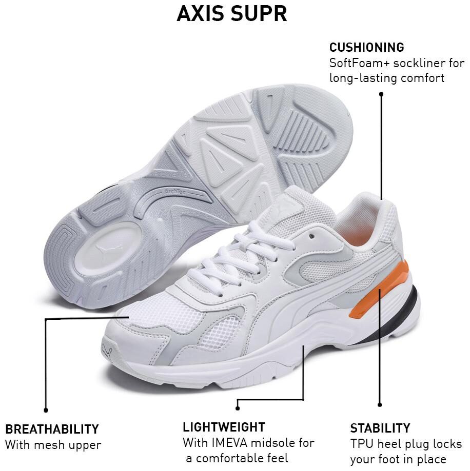 

Puma SUPR Men White Sneakers