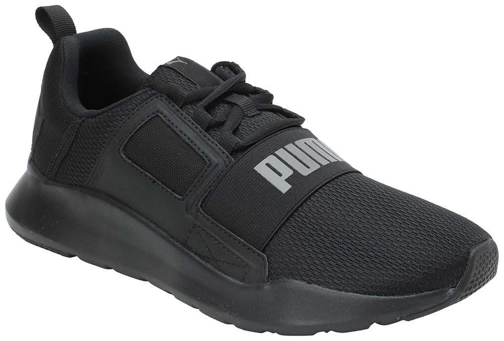 

Puma Wired Cage Unisex Black Classic Sneakers - 371928