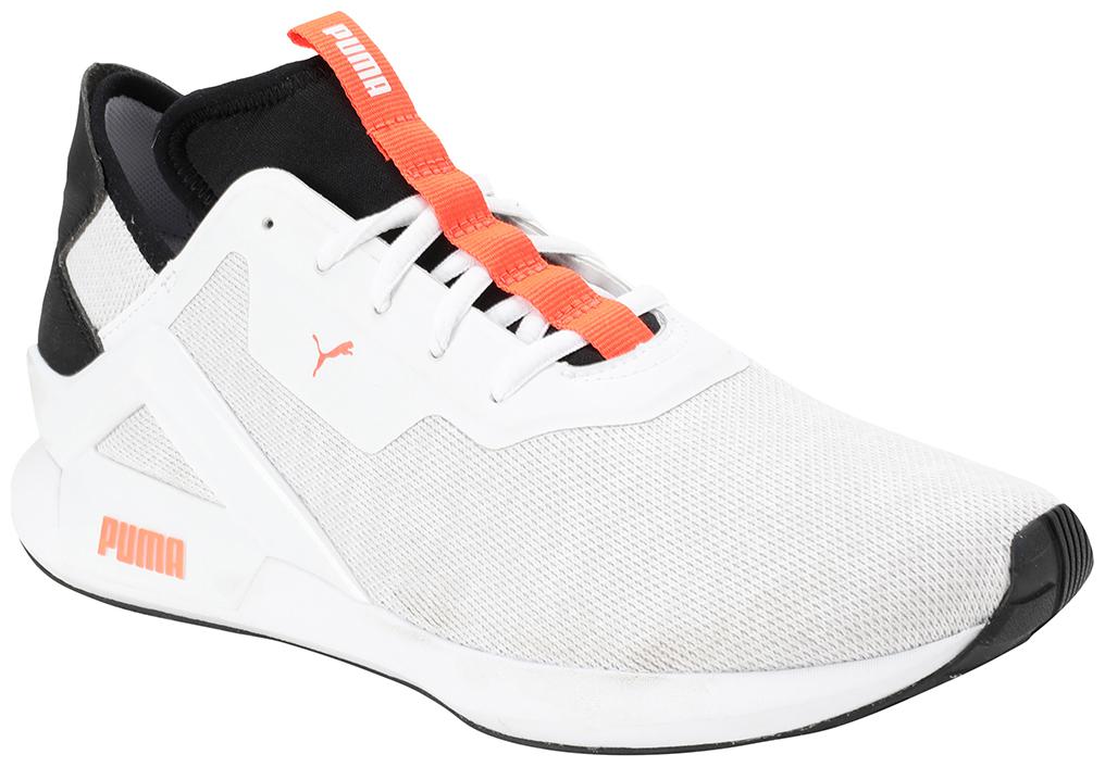 

Puma Men Rogue X Knit White-Black-Nrgy Training Gym Shoes ( White )