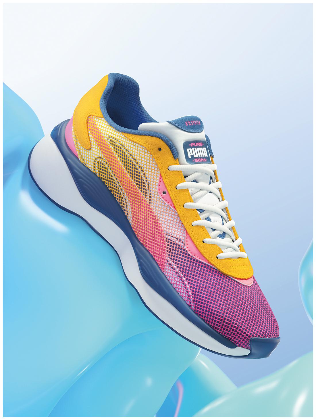 

Puma Unisex RS-PURE Motion Running Shoes Running Shoes ( Multi-Color )