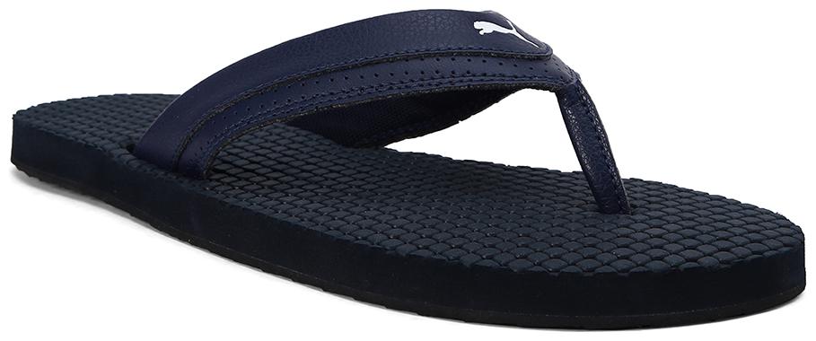 

Puma Men s Shiatsu IDP Peacoat-White Blue Flipflops