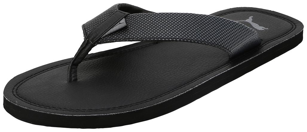 

Puma Men s Ketava Duo GU IDP Black-CASTLEROCK Black Flipflops