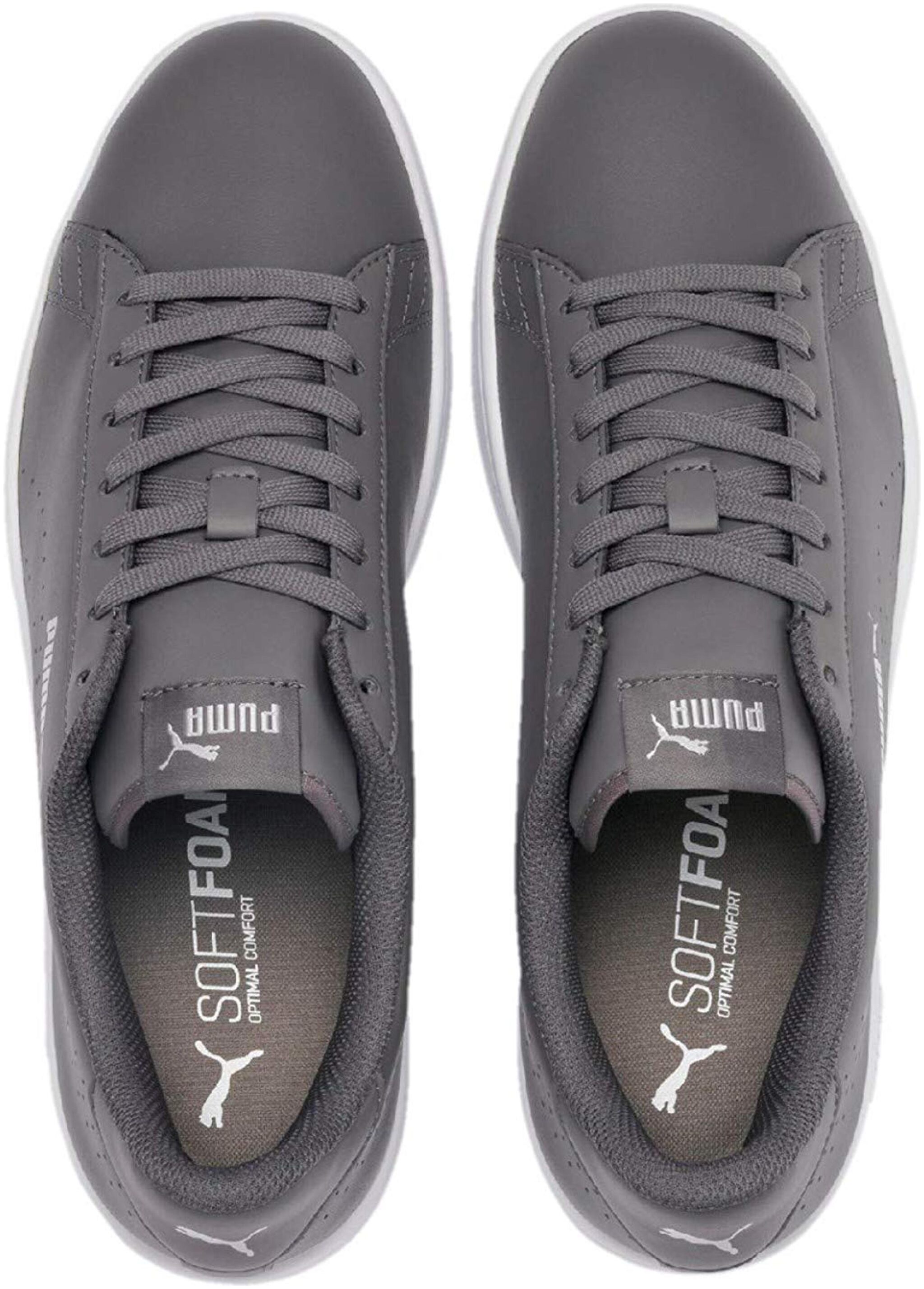 

Puma Men Grey Casual Shoes - SMASH V2 L PERF CASTLEROCK - 36521311